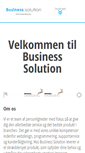 Mobile Screenshot of business-solution.dk