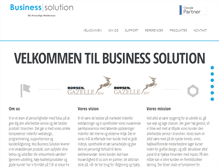 Tablet Screenshot of business-solution.dk